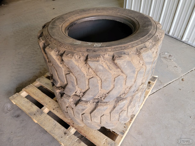 (2) 12-16.5 skid loader tires